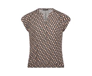 Betty Barclay - Gemusterte Bluse blau/braun - Gr. - 48