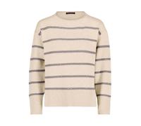 Betty Barclay - Gestreifter Strickpullover braun - Gr. - 48