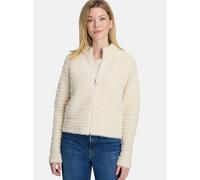 Strickjacke BETTY BARCLAY "Damen Grobstrickjacke mit Struktur", Damen, Gr. 40, beige, Strick, Obermaterial: 55% Polyamid, 27% Baumwolle, 18% Polyacryl., relaxed fit normal, Strickjacken (28217257-40)