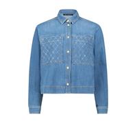 Betty Barclay - Hemdbluse mit Glitzersteinen blau - Gr. - 38