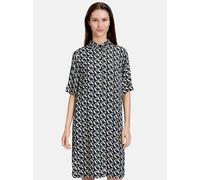 Betty Barclay Damen Hemdblusenkleid mit Aufdruck 42, Dark Blue/Green