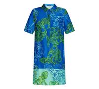 Hemdblusenkleid BETTY BARCLAY "Damen mit Knopfleiste", Damen, Gr. 48, Normalgrößen, bunt (grün, blau), Obermaterial: 100% Viskose, figurumspielend kurz, Kleider, Form (88113560-48) grün, blau