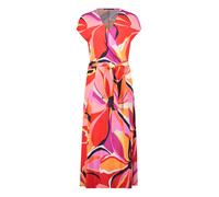 Betty Barclay Damen-Jerseykleid mit Blumenprint Rot/Pink Größe 46