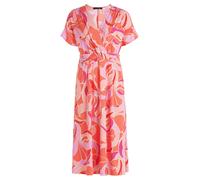 Betty Barclay Damen Jerseykleid mit überschnittenen Ärmeln Red/Rosè Gr. 46