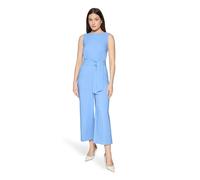 Betty Barclay Jumpsuit Azurine mit Bindegürtel und Eingrifftaschen Blau Größe 46