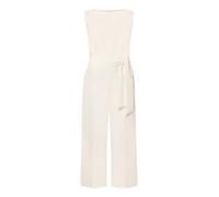Betty Barclay Damen-Jumpsuit mit Eingrifftaschen und Bindegürtel Rohweiß Größe 44