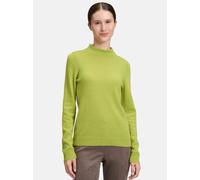 Strickpullover BETTY BARCLAY "Damen Kaschmir-Pullover mit Stehkragen", Damen, Gr. 38, fresh moss, Strick, Obermaterial: 100% Kaschmir., Basic, gerade lang, Pullover (56851257-38) fresh moss
