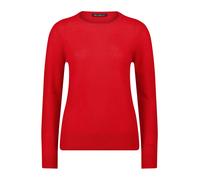 Strickpullover BETTY BARCLAY "Betty Barclay Damen Kaschmir-Pullover mit Rundhalsausschnitt", Damen, Gr. 48, rot, Strick, Obermaterial: 100% Kaschmir., Basic, gerade lang, Rundhals, Pullover (83323433-