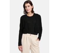 betty barclay - so cosy - - Kaschmir-Strickjacke schwarz - Gr. - 44