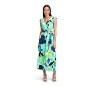 Betty Barclay Jerseykleid – ohne Arm – V‑Ausschnitt, ausgestellt, Jersey – Damen Gr. 38 (grün/blau)
