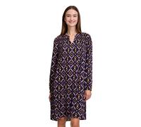 Betty Barclay Knielanges Kleid mit Tunikakragen in Lila, Größe 40