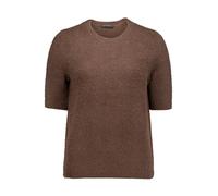 Kurzarmshirt BETTY BARCLAY "Damen kurzarm", Damen, Gr. 42, muskat, Strick, Obermaterial: 64% Polyacryl, 36% Polyamid, Basic, gerade normal, Rundhals, Shirts (41386069-42) muskat