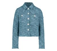 Betty Barclay - Kurzblazer in Melange-Optik blau - Gr. - 40