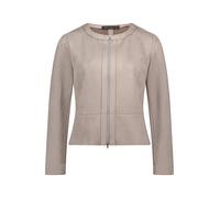 Betty Barclay - Kurzblazer in Velours-Optik beige - Gr. - 40