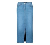 Betty Barclay - Lässiger Jeansrock in Midilänge mit geradem Schnitt blau - Gr. - 38