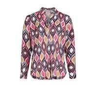 Betty Barclay Damen Schlupfbluse Langarm 40, Pink/Dark Blue