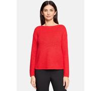 Betty Barclay Lochstrick-Pullover Damen rot, 44