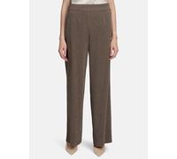 Marlene-Hose BETTY BARCLAY "Damen Marlene-Hose im Glitzer-Look", Damen, Gr. 36, Normalgrößen, braun, Obermaterial: 90% Polyester, 5% Polyester metallisiert, 5% Elasthan., relaxed fit lang, Hosen (9865