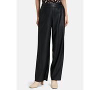 Marlene-Hose BETTY BARCLAY "Betty Barclay Damen Marlene-Hose mit Taschen", Damen, Gr. 46, Normalgrößen, schwarz, Obermaterial: 100% Polyurethan, 100% Polyester., modisch, relaxed fit lang, Hosen (8259