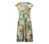 Betty Barclay Damen Mesh-Kleid mit Raffung 36, Mint/Nature
