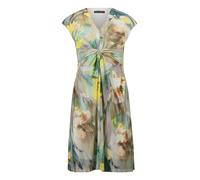 Betty Barclay Damen Mesh-Kleid mit Raffung 40, Mint/Nature