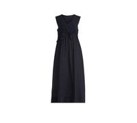 Betty Barclay Midikleid Damen mit V-Ausschnitt figurumspielend lang Dunkelblau Größe 44
