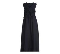 Betty Barclay Midikleid V-Ausschnitt, figurumspielend, lang, Dunkelblau, Gr. 46