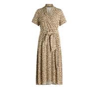 Midikleid BETTY BARCLAY "Damen mit Volant", Damen, Gr. 44, Normalgrößen, beige, khaki, Obermaterial: 94% Polyester, 6% Elasthan, figurumspielend lang, Kleider Midikleid (60153403-44) beige, khaki