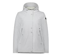 Outdoorjacke BETTY BARCLAY "Damen mit Kapuze", Damen, Gr. 48, glacier weiß, Obermaterial: 100% Polyester; Besatz: 100% Polyamid; Futter: 100% Polyester; Füllung: 100% Polyester, A-Linie, Jacken Outdoo