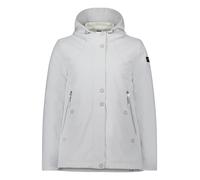 Outdoorjacke BETTY BARCLAY "Damen mit Kapuze", Damen, Gr. 48, glacier weiß, Obermaterial: 100% Polyester; Besatz: 100% Polyamid; Futter: 100% Polyester; Füllung: 100% Polyester, A-Linie, Jacken Outdoo