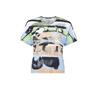 Betty Barclay - Oversize-Shirt blau/beige - Gr. - 36