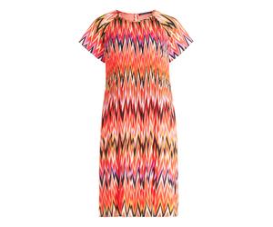 Betty Barclay - Plisseekleid red/beige - Gr. - 38