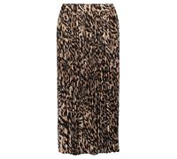 Betty Barclay Damen Plisseerock mit Gummizug Schwarz/Beige Größe 46