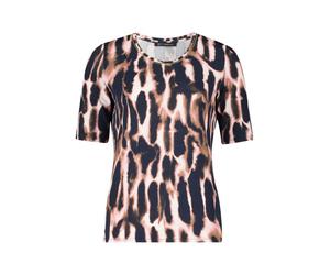 Betty Barclay - Printshirt blau/braun - Gr. - 38