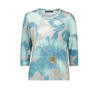 Betty Barclay - Printshirt Petrol/Grey - Gr. - 38
