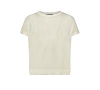 Stricktop BETTY BARCLAY "Damen ohne Arm", Damen, Gr. 48, rohweiß, Strick, Obermaterial: 50% Baumwolle, 50% Polyacryl, lässig geschnitten normal, Rundhals, Tops Stricktop (96893613-48) rohweiß