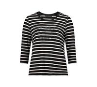 Betty Barclay - Ringelshirt schwarz/beige - Gr. - 48