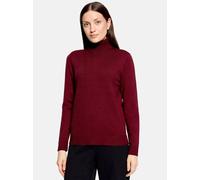 Strickpullover BETTY BARCLAY "Damen langarm", Damen, Gr. 42, rot (maroon banner), Strick, Obermaterial: 55% Viskose, 30% Polyester, 15% Polyamid, Basic, gerade lang, Pullover Strickpullover (79246035-