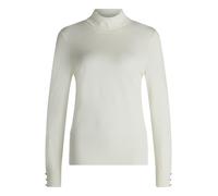 Betty Barclay Damen Rollkragenpullover Langarm 42, Rohweiß