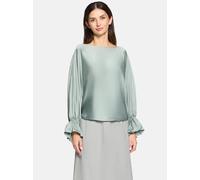 Satin-Bluse Chinois Green Damen