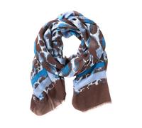 Betty Barclay - Schal mit Animalprint blau/braun, ACC