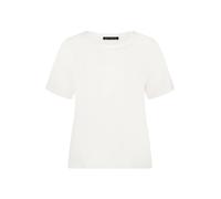 Schlupfbluse BETTY BARCLAY "Damen mit Rundhalsausschnitt", Damen, Gr. 48, weiß (rohweiß), Obermaterial: 97% Polyester, 3% Elasthan, figurumspielend normal, Rundhals, Blusen Schlupfbluse (49829763-48)