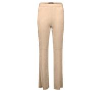 Betty Barclay Flared Fit Stoffhose in Leder-Optik Modell 'September' in Beige, Größe 46