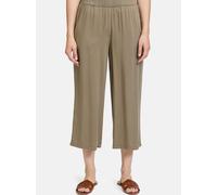 Schlupfhose BETTY BARCLAY "Betty Barclay Damen Schlupfhose mit Eingrifftaschen", Damen, Gr. 34, Normalgrößen, grün (dusty olive), Obermaterial: 100% Viskose., modisch, relaxed fit 3/4-Länge, Hosen, Ma