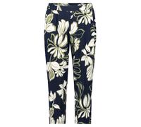 Betty Barclay Damen Schlupfhose mit Bundfalten 38, Dark Blue/Green