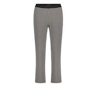 Schlupfhose BETTY BARCLAY "Damen Slim Fit", Damen, Gr. 36, Normalgrößen, weiß, schwarz, Jersey, Obermaterial: 67% Polyester, 30% Viskose, 3% Elasthan, slim fit 7/8-Länge, Hosen Schlupfhose (88856858-3