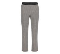 Schlupfhose BETTY BARCLAY "Damen Slim Fit", Damen, Gr. 40, Normalgrößen, weiß, schwarz, Jersey, Obermaterial: 67% Polyester, 30% Viskose, 3% Elasthan, slim fit 7/8-Länge, Hosen Schlupfhose (88856858-4