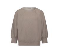 3/4-Arm-Shirt BETTY BARCLAY "Damen im Glitzer-Look", Damen, Gr. 40, braun, Jersey, Obermaterial: 90% Polyester, 5% Polyester, 5% Elasthan, festlich, loose fit normal, U-Boot-Ausschnitt, Shirts 3/4-Arm