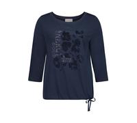 betty barclay - so cosy - - Casual-Shirt dunkelblau - Gr. - 38