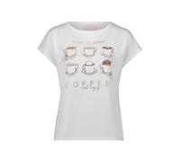 Casual-Shirt Patch White/Camel Damen